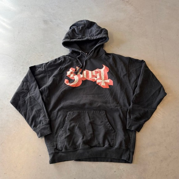 Other - Vintage Y2K faded black skater hoodie